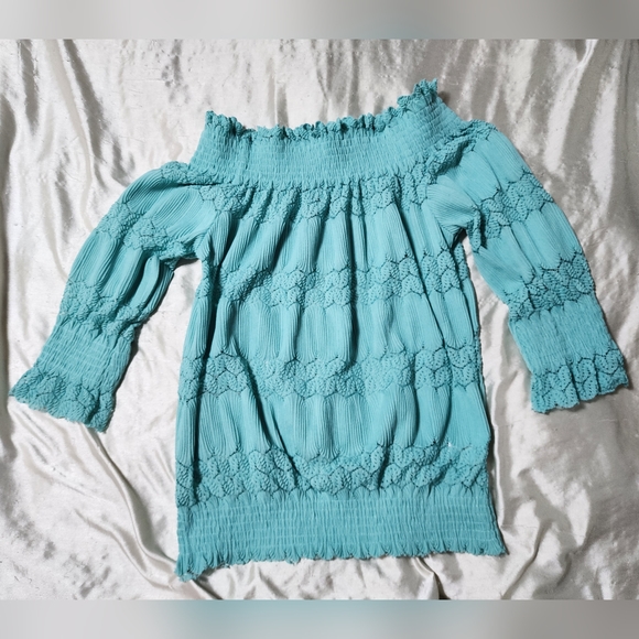 Simply Styled By Sears Off The Shoulder Elastic Waist Top - Picture 3 of 10